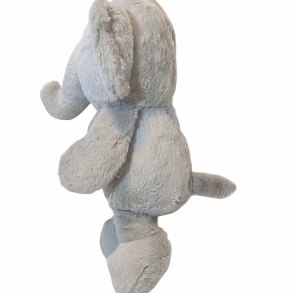 Kellytoy Gray Elephant Rattle Crinkle Lovey Plush Stuffed Toy 12" - Picture 3 of 6